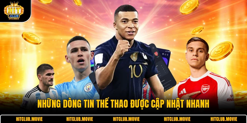 Những dòng tin thể thao được cập nhật nhanh